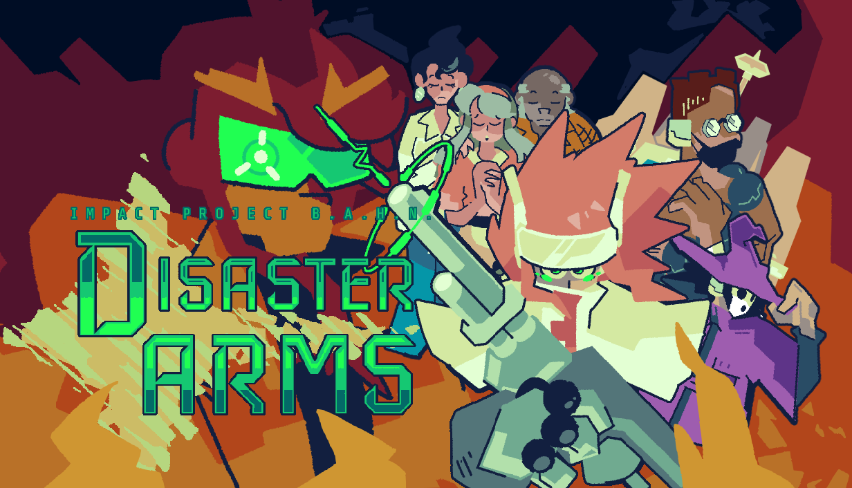 disaster arms banner